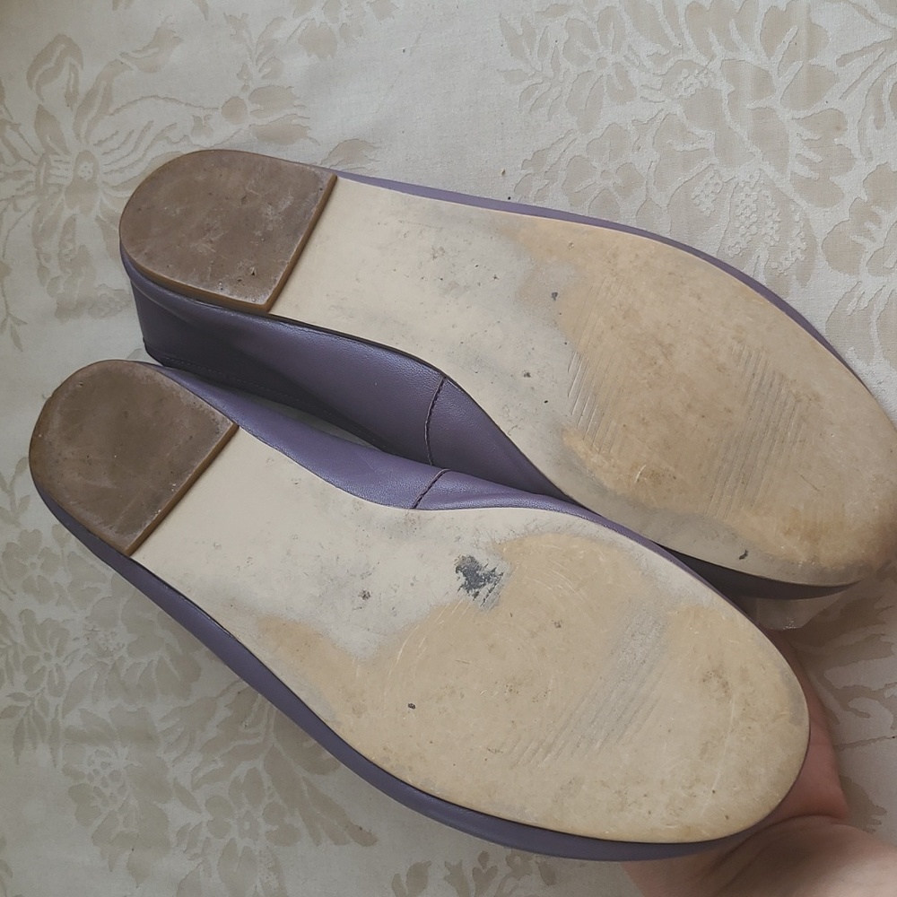 Purple Talbots Flats with Flowers - Picture 6 of 9
